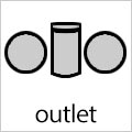 5/4/5mm Outlet